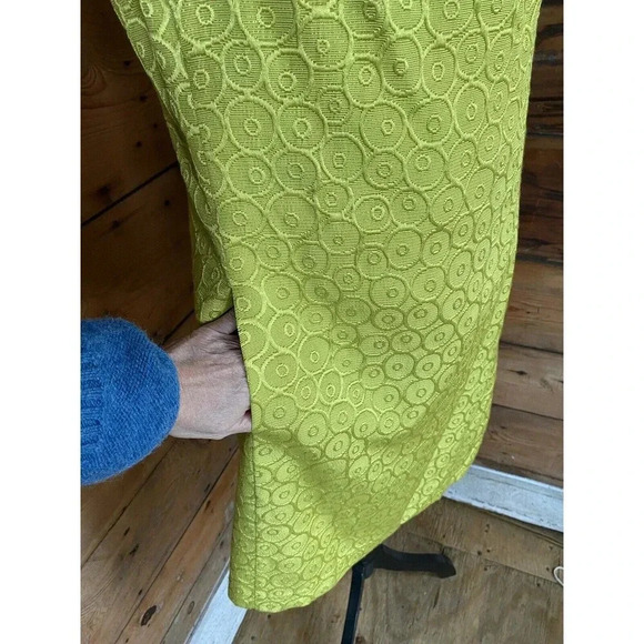 Nine West Vintage Dress 14 Chartreuse Green - Picture 2 of 12